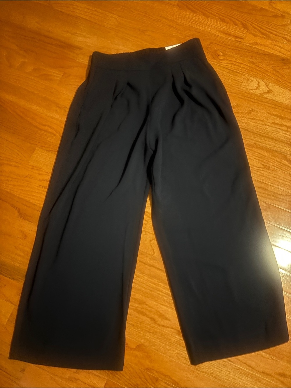 Nine West high rise wide leg pants navy women’s size medium